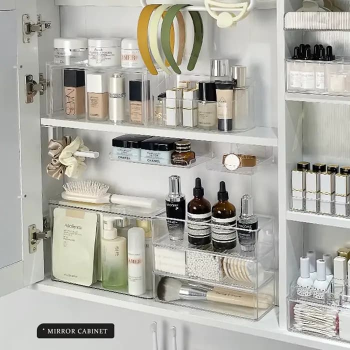 Boîte de rangement de maquillage