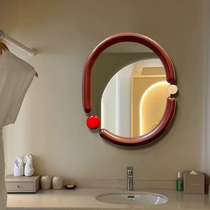 Miroir De maquillage ovale