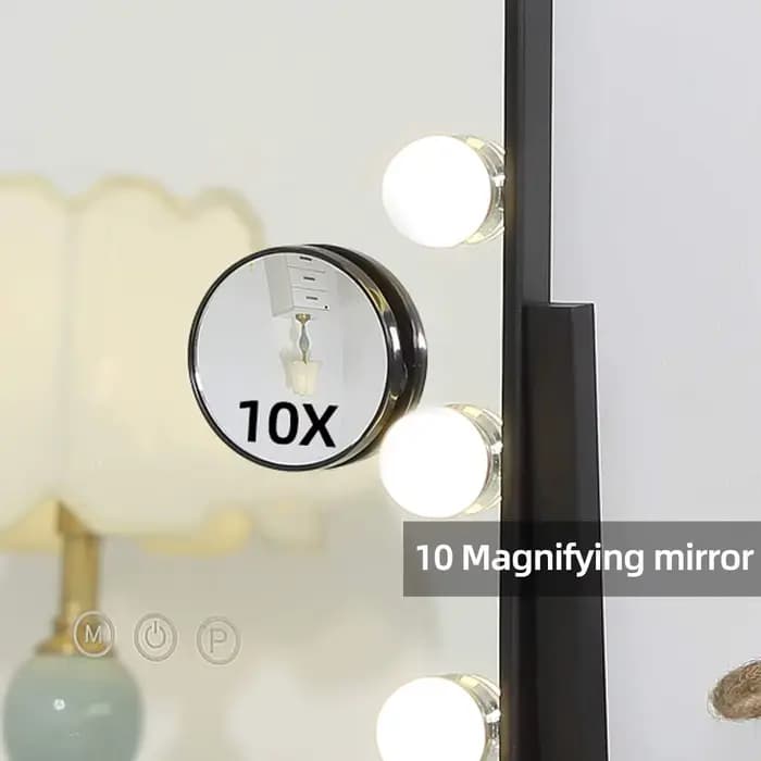 Miroir de maquillage Miroir grossissant 10X