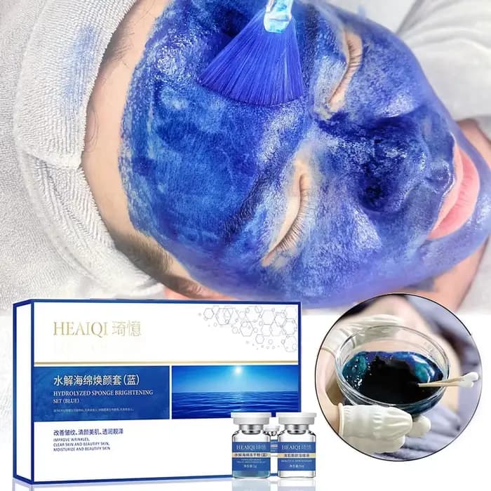 Éponge cristalite bleu cuivre Peptide régénération du collagène extrait biologique naturel