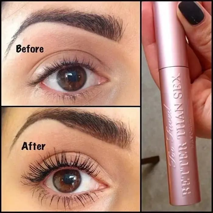 Better Than Sex Mascara maquillage grands yeux nourrir imperméable à l'eau résistant à la sueur folle Long Volume rose