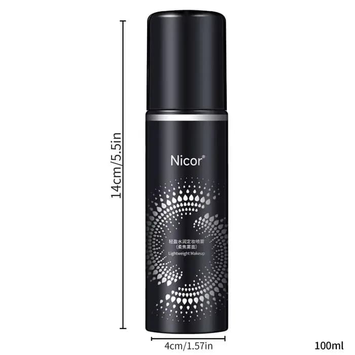 Spray de réglage du visage 100ml, Spray de brume de réglage de contrôle de l'huile pour femmes, Spra