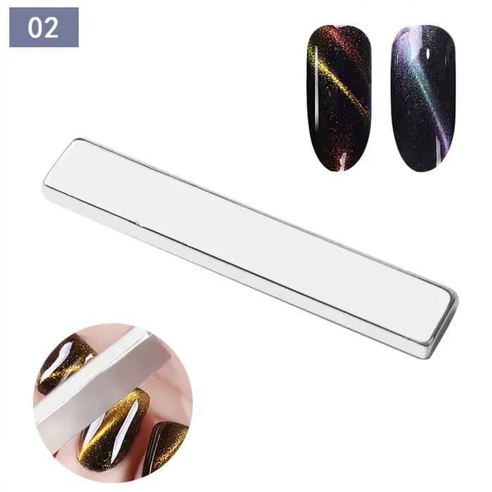 1/2 pièces Nail Art bâton magnétique 3D fort œil de chat bande