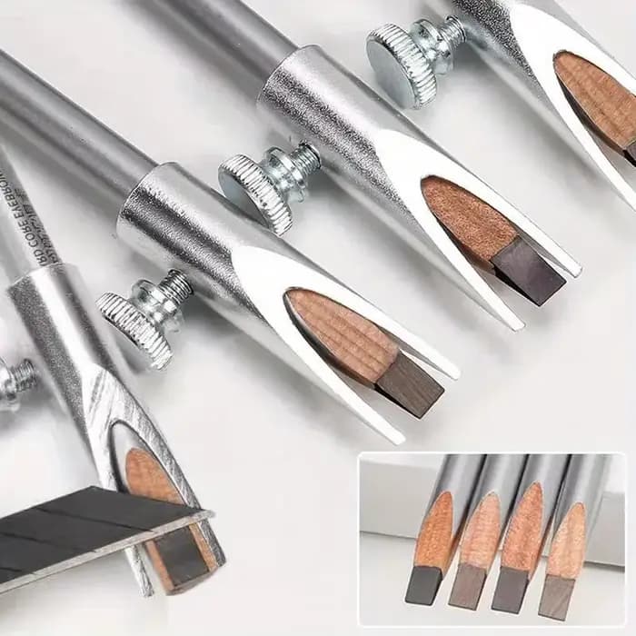 Taille-crayon à sourcils, pointe fine, outil pour Microblading, fournitures de tatouage, accessoires