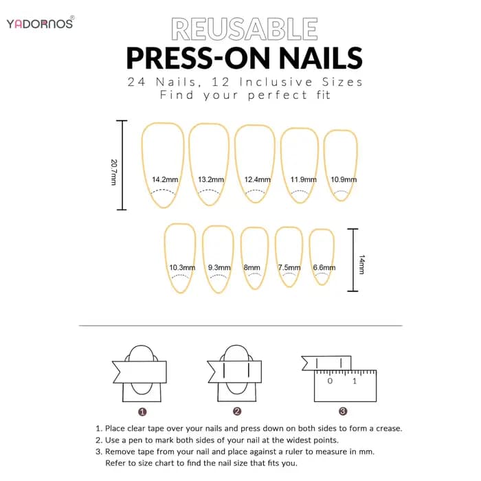 24 pièces Ins 3D nœuds papillon presse sur ongles doux fraise rose Plaid amande faux ongles avec coe