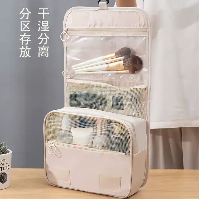 Trousse de toilette portable de voyage pour femme