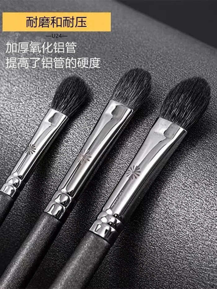 Pinceaux de maquillage pour fard à paupières, poils de chèvre, base d'ombre pour mélange de petits y