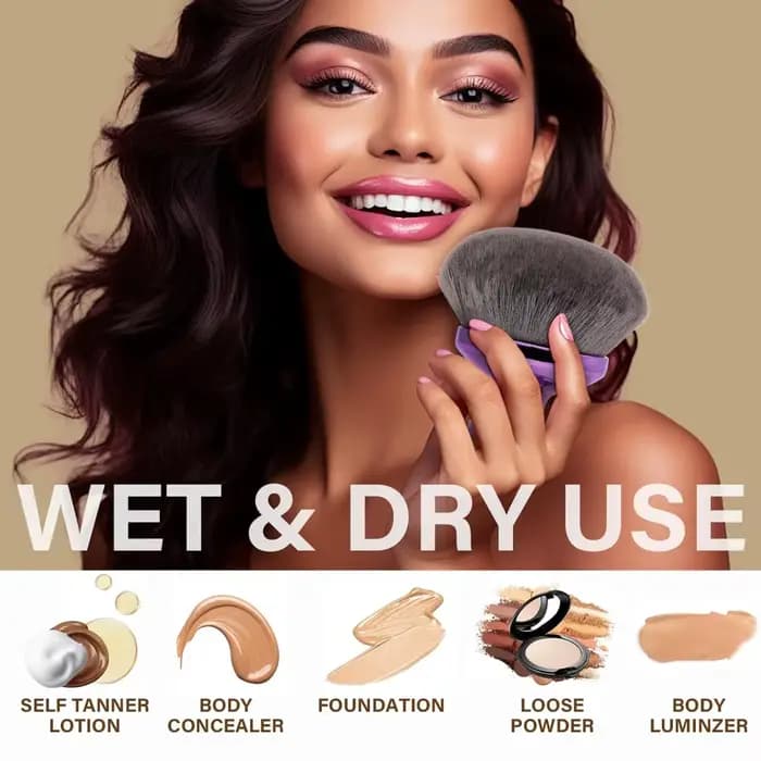 Pinceau de maquillage pour le corps Extra Large pour auto-briqueur