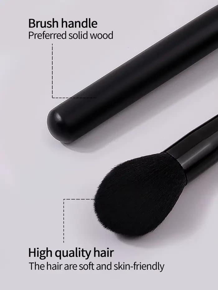 Pinceau de maquillage noir