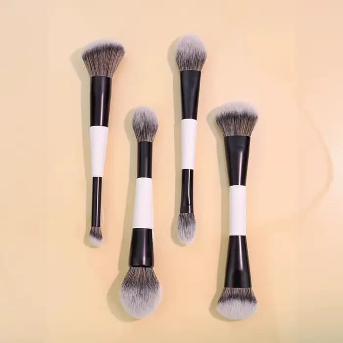 Ensemble de pinceaux de maquillage à double tête F1-F4 pour fond de teint