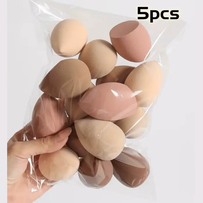 Ensemble d'éponges de maquillage ombrées 5-10 pièces – Vegan à double usage pour liquide/poudre |