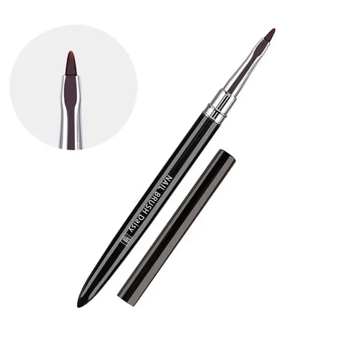Brosse pour Nail Art, manche en métal