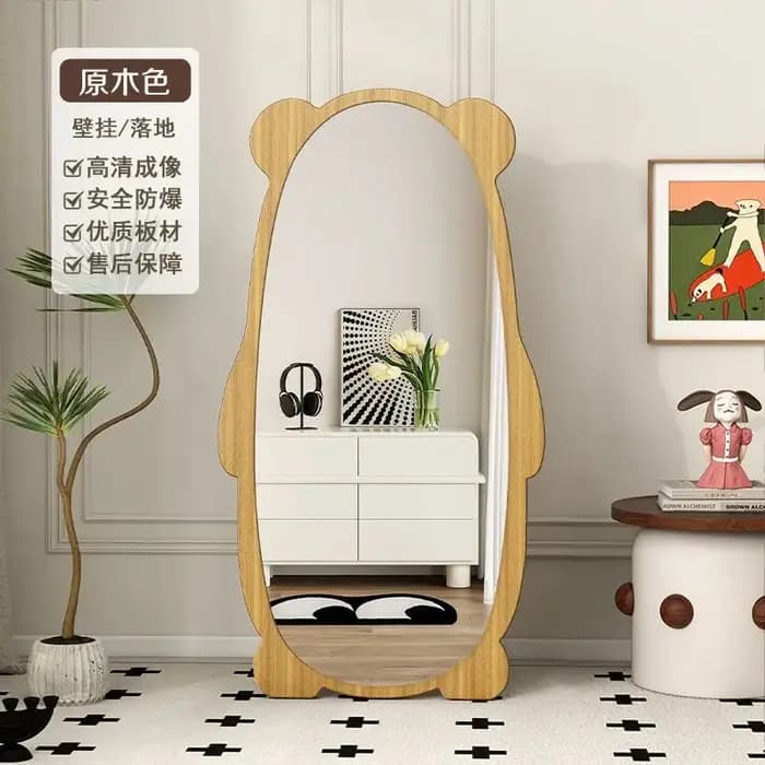 Miroir de maquillage mural irrégulier