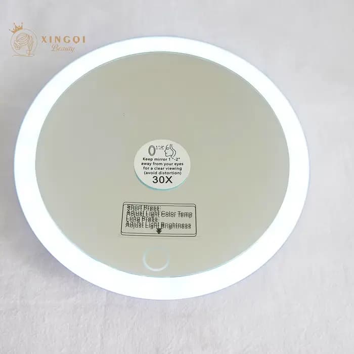 Miroir lumineux LED 6 pouces