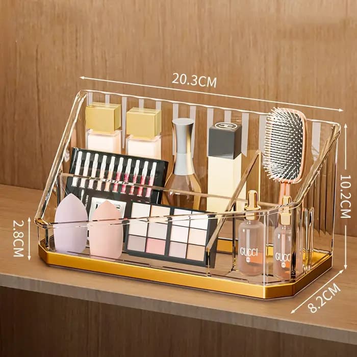 Organisateur de maquillage de luxe pour bureau et salle de bain