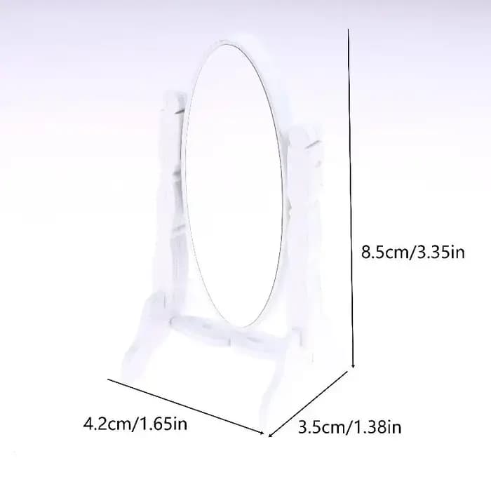 Mini miroir de Simulation pour maison de poupée 1:12