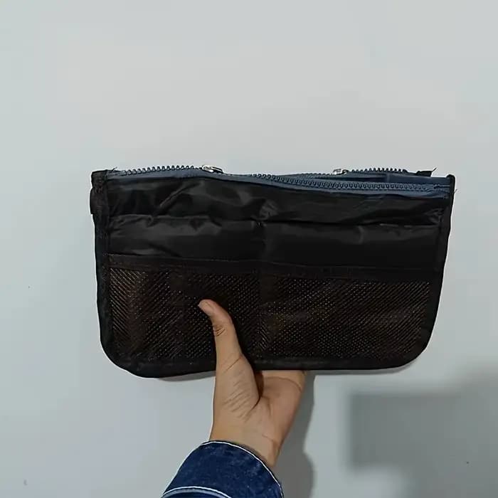Trousse de toilette de voyage pour hommes et femmes. Tissu Oxford léger et durable avec poches zippées