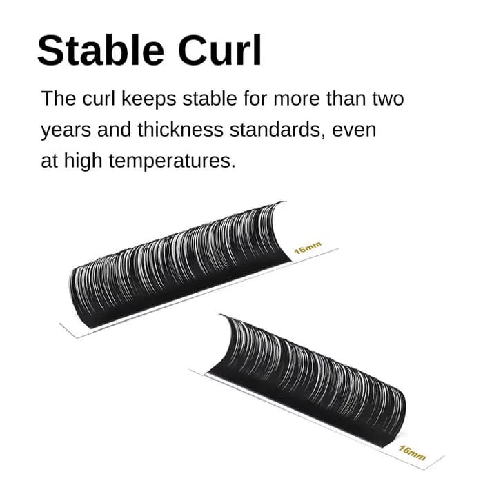 ARTSTAR 12 rangées/plateau faux cils J B Curl 6-20mm Extensions de cils noir mat outil de maquillage