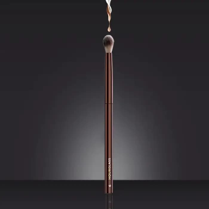 Pinceau de maquillage sablier-brush mélangeur conique No.6 brosse à cheveux en fibres douces et respectueuses de la