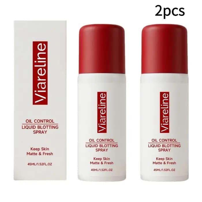Spray fixateur matifiant 45 ml, longue durée, contrôle du sébum, finition naturelle du maquillage, pour peaux grasses et sensibles, formation rapide du film.
