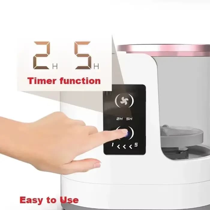 Nettoyeur de pinceaux de maquillage électrique 3 en 1 avec sécheuse