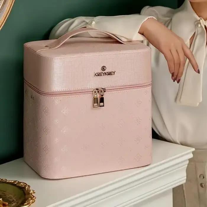 Trousse de maquillage professionnelle pour femme, étui à cosmétiques, boîte de rangement de maquilla
