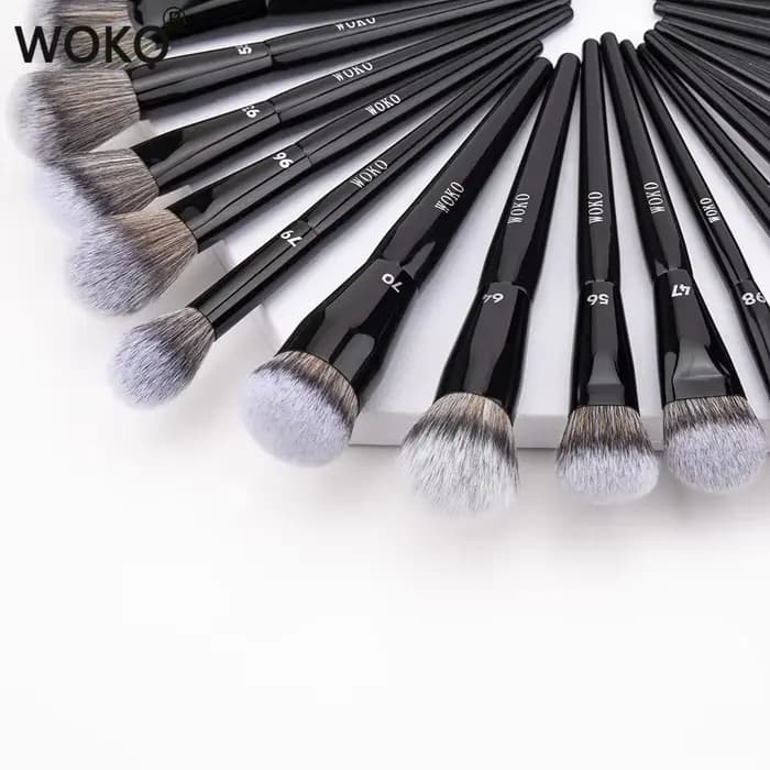 Fond de teint professionnel poudre surligneur Contour crème Blush pinceaux de maquillage correcteur fard à paupières taches Liner sourcil pinceau à lèvres