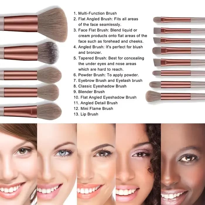 Pinceaux de maquillage 8-29 pièces Kit de maquillage professionnel femmes cosmétique pinceau à poudr