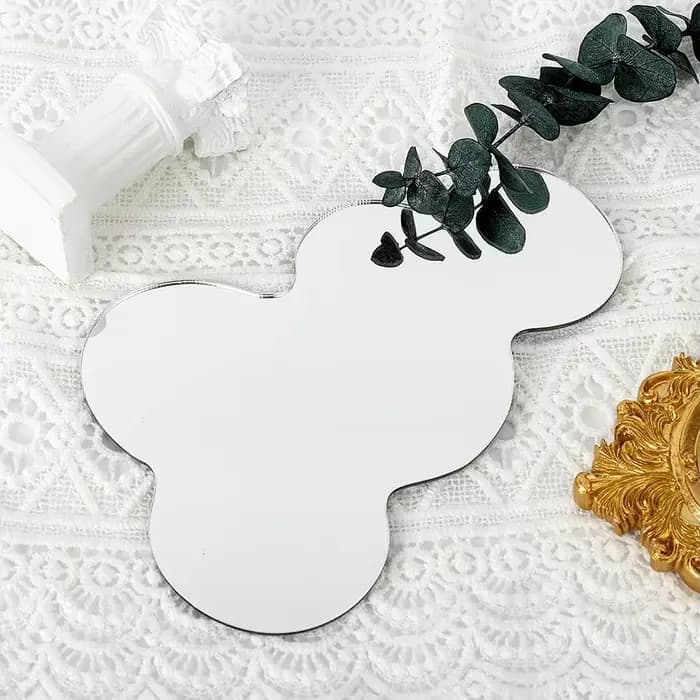 Miroir de Maquillage Décoratif en Acrylique de Style Coréen Ins