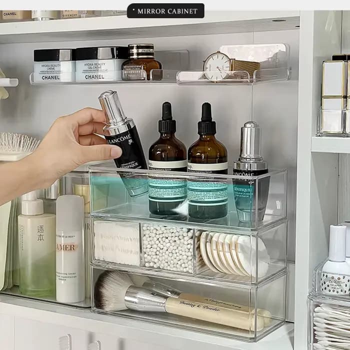 Boîte de rangement de maquillage