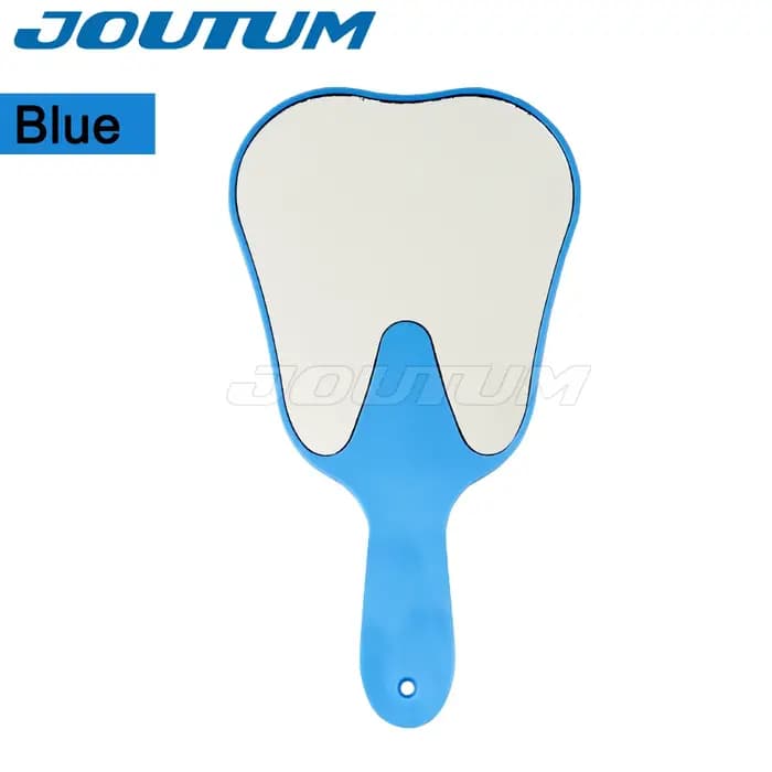 Miroir buccal dentaire en forme de dent avec poignée