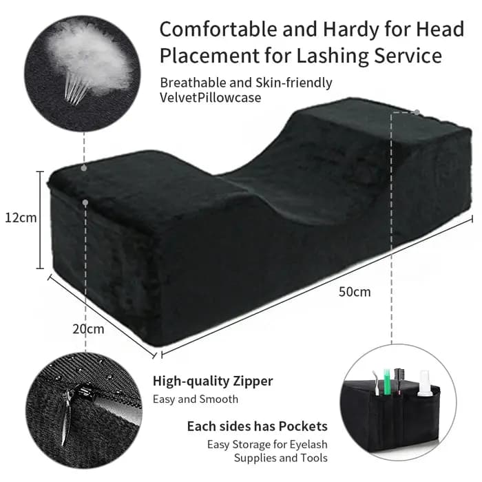 Oreiller pour cils, fournitures d'extension de levage de cils, accessoires professionnels en mousse