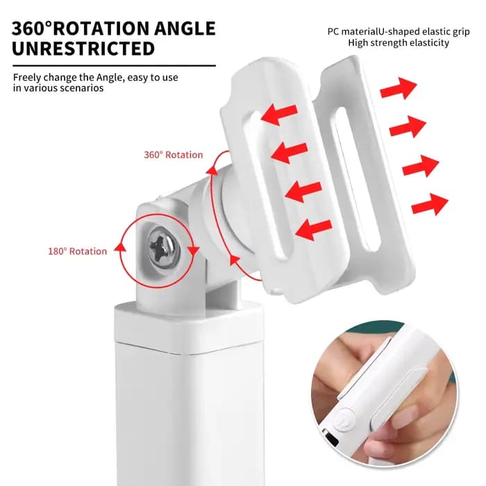 Lampe LED UV Portable pour ongles et Base de Support de lumière LED Rechargeable pour les ongles Gel