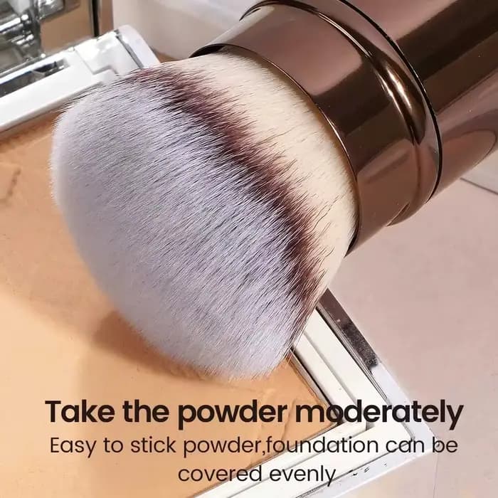 Pinceaux de maquillage double tête pour fond de teint