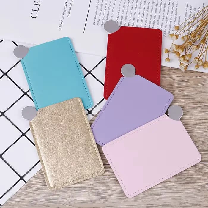 Miroir de maquillage incassable en acier inoxydable