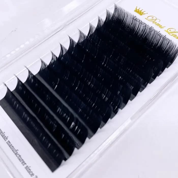 LB LC-Faux-Cils Individuels Courbés en Faux Vison