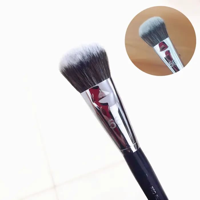 Pinceau de maquillage aérographe pour fond de teint noir