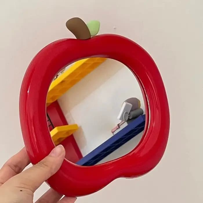 Miroir de maquillage Apple de bureau Portable