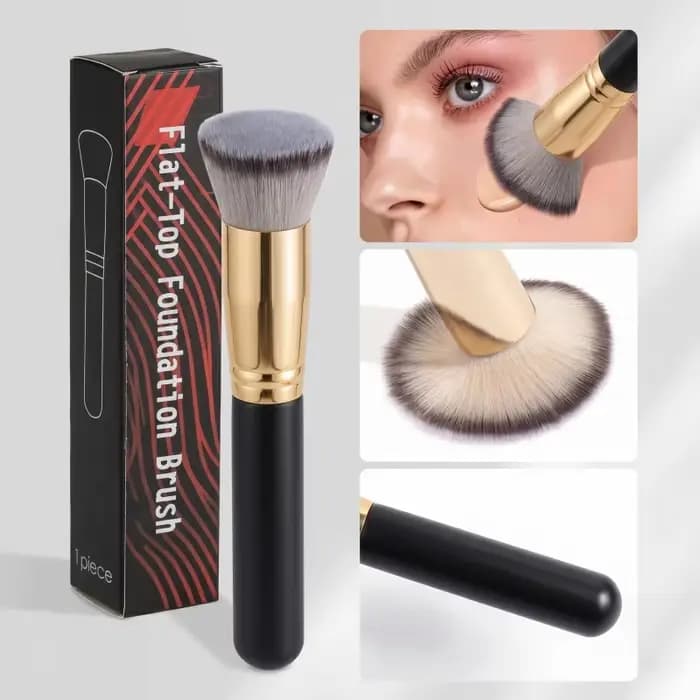 MAANGE 1 pinceau Kabuki plat pour fond de teint liquide