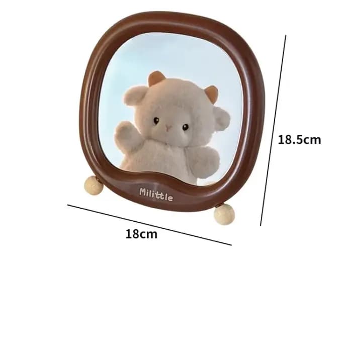 Miroir de maquillage pour filles mignonnes
