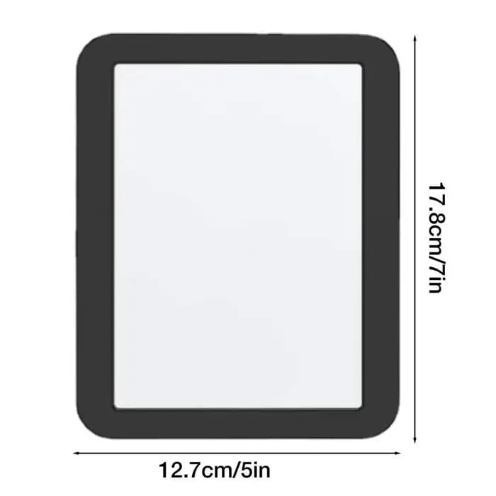 Miroir de casier magnétique 12.5x18cm, petit miroir de casier, miroirs suspendus rectangulaires port