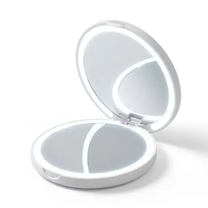 Miroir de maquillage LED portable