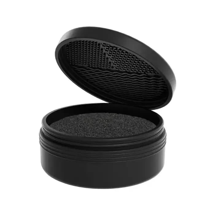 Boîte de nettoyage de pinceaux de maquillage