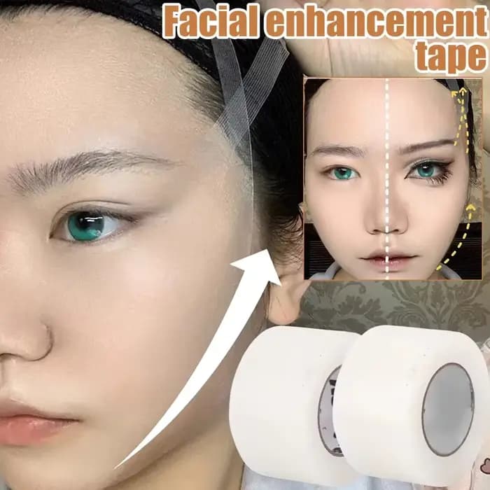 Nouveau 8 M/rouleau PE ruban Facial respirant professionnel Cosplay ruban de maquillage Transparent