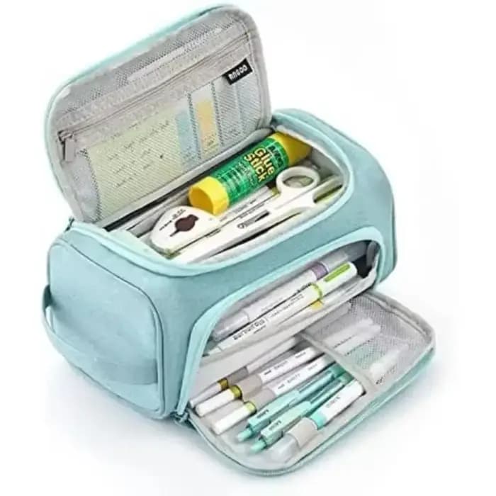 Super grande trousse à crayons portable multifonctionnelle