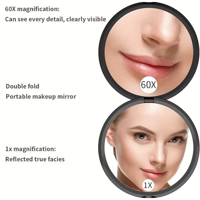 Miroir de maquillage Portable 60X