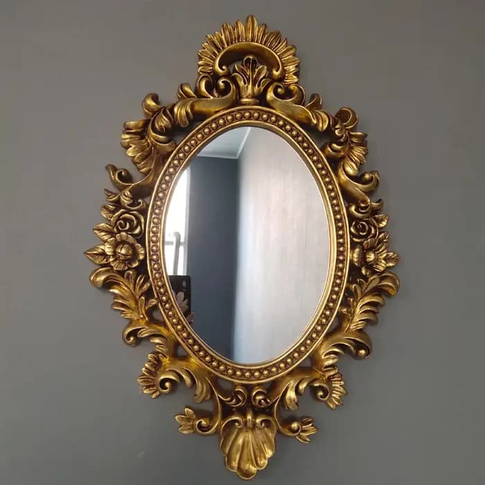 Miroir de maquillage mural moderne salle de bains nordique Vintage