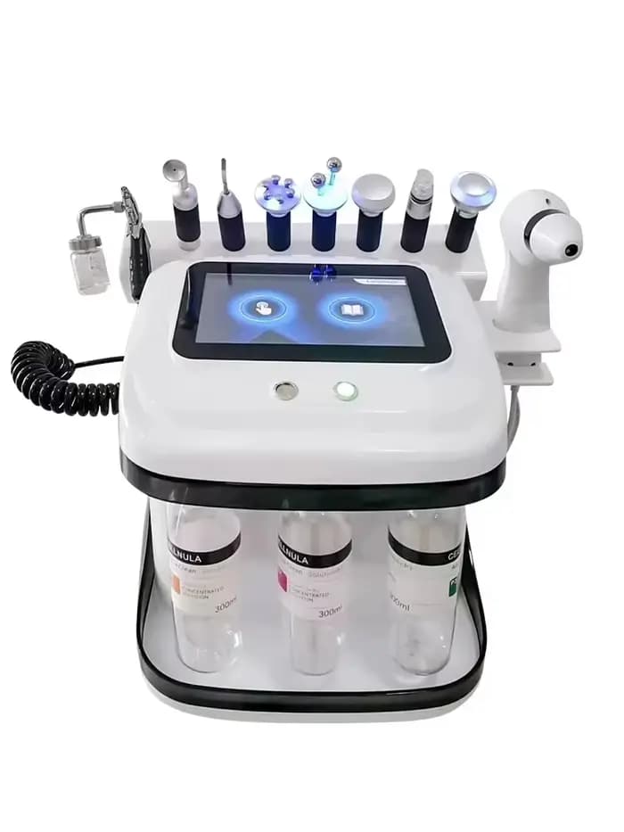 2025 10 en 1 H2o2 Aqua Peeling Lift Skin Bubble Hydratant Oxygène Hydro Machine faciale, Soins de la