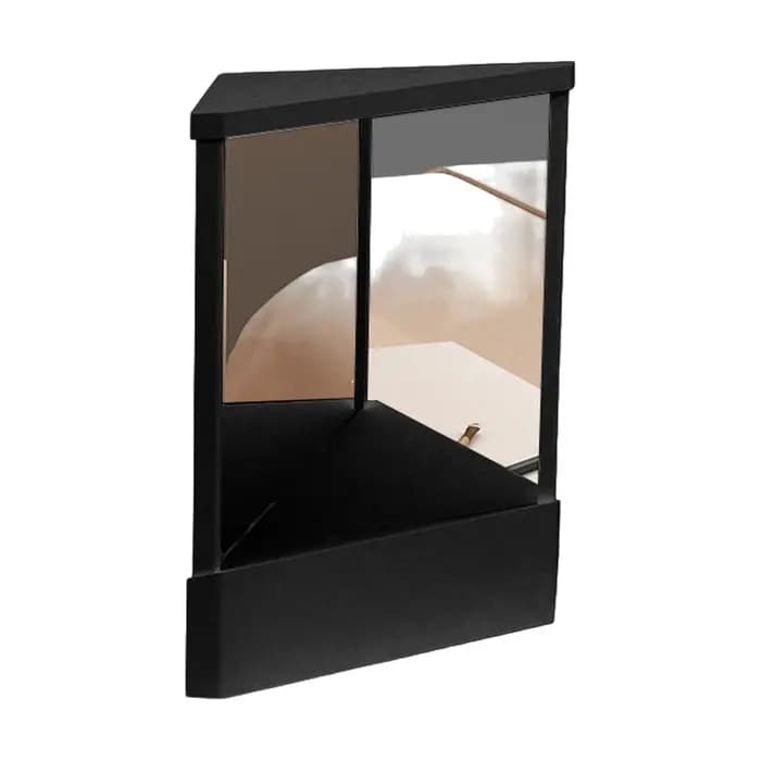 Miroir de courtoisie cosmétique non inversé - Clair