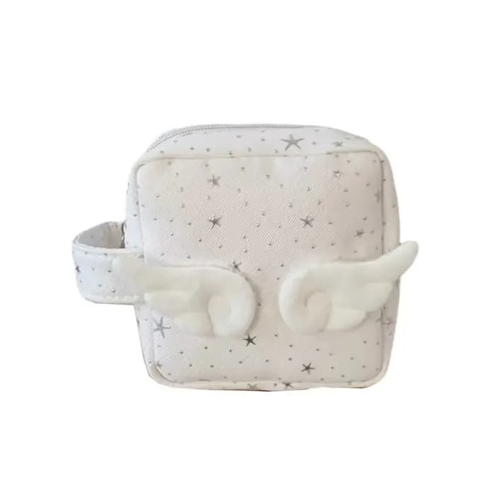 Mini trousse de maquillage pour femmes avec poignée, motif étoile, sac portable pour appareil photo